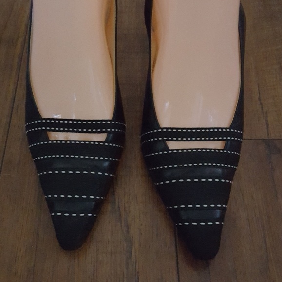 Circa‎ Joan & David - Black Block Heel Slingbacks - Picture 5 of 7